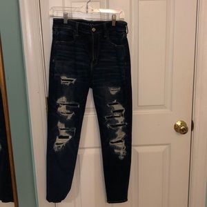 American Eagle Patched Skinny Jeans